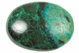 Polished Chrysocolla and Malachite Stone - Peru #250357-1